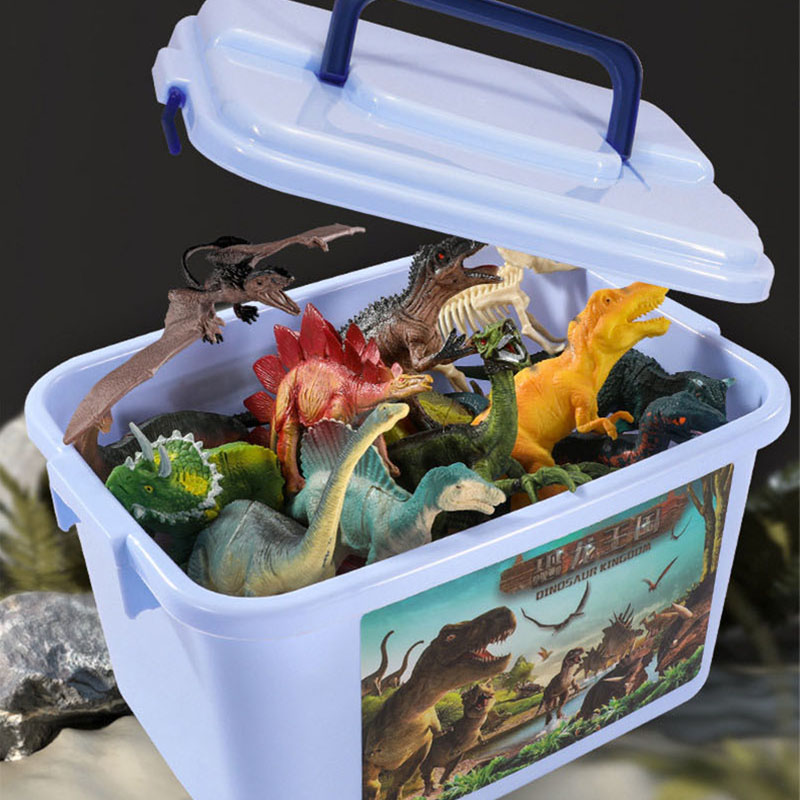 Model Kit Jurassic Park - จําลอง Jurassic ไดโนเสาร์ตัวเลขการกระทํา Dino Park Carnotaurus