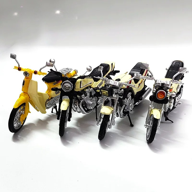 Model Kit Motor Nuclear - ชุดประกอบรถมอเตอร์ไซค์ 4D ขนาด 1/24 จำนวน 4