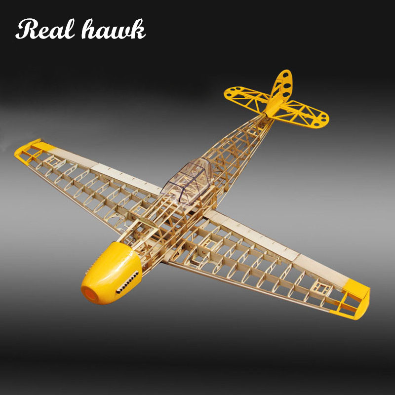 Model Kit Centaur - RC Airplane ชุดเครื่องบินไม้บัลซาที่ตัดด้วยเลเซอร์กรอบ BF109 wingspan 1020mm