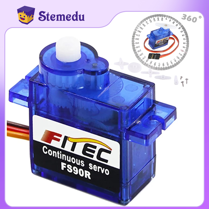 Model Kit Ship - Feetech Mini FS90R Micro Servo หมุนต่อเนื่อง