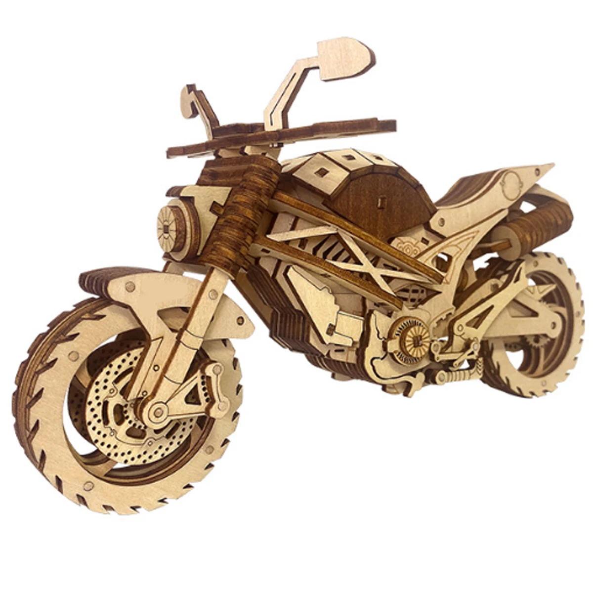 Model Kit History - รถจักรยานยนต์ 3D รถปริศนาไม้ Scale รุ่น DIY