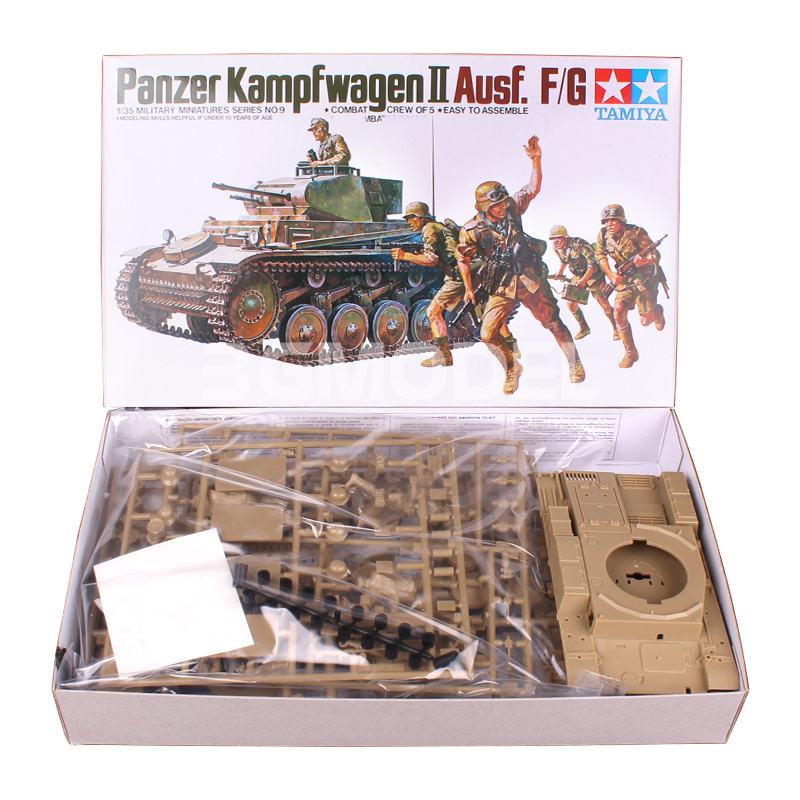 Model Kit History - TAMIYA 1/35 ชุดโมเดลรถถัง 35009 รถหุ้มเกราะเยอรมัน Kampfwagen