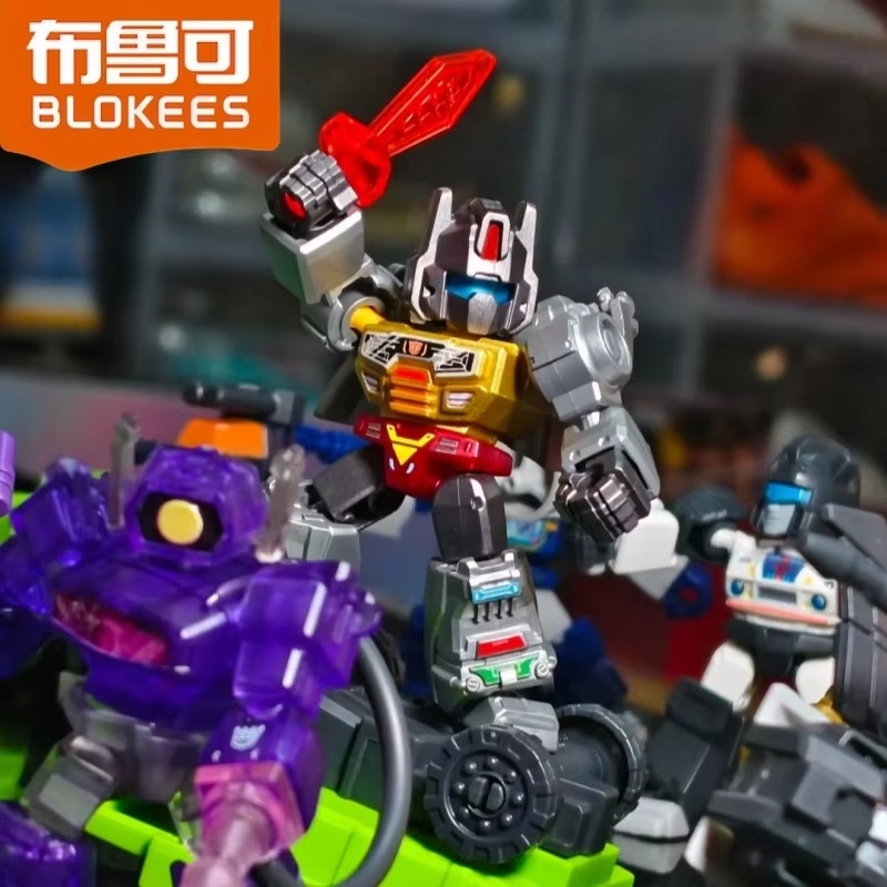 Model Kit Transformers - ของเล่นหุ่นยนต์ประกอบร่าง Transformers รุ่น Blokees Starry Edition