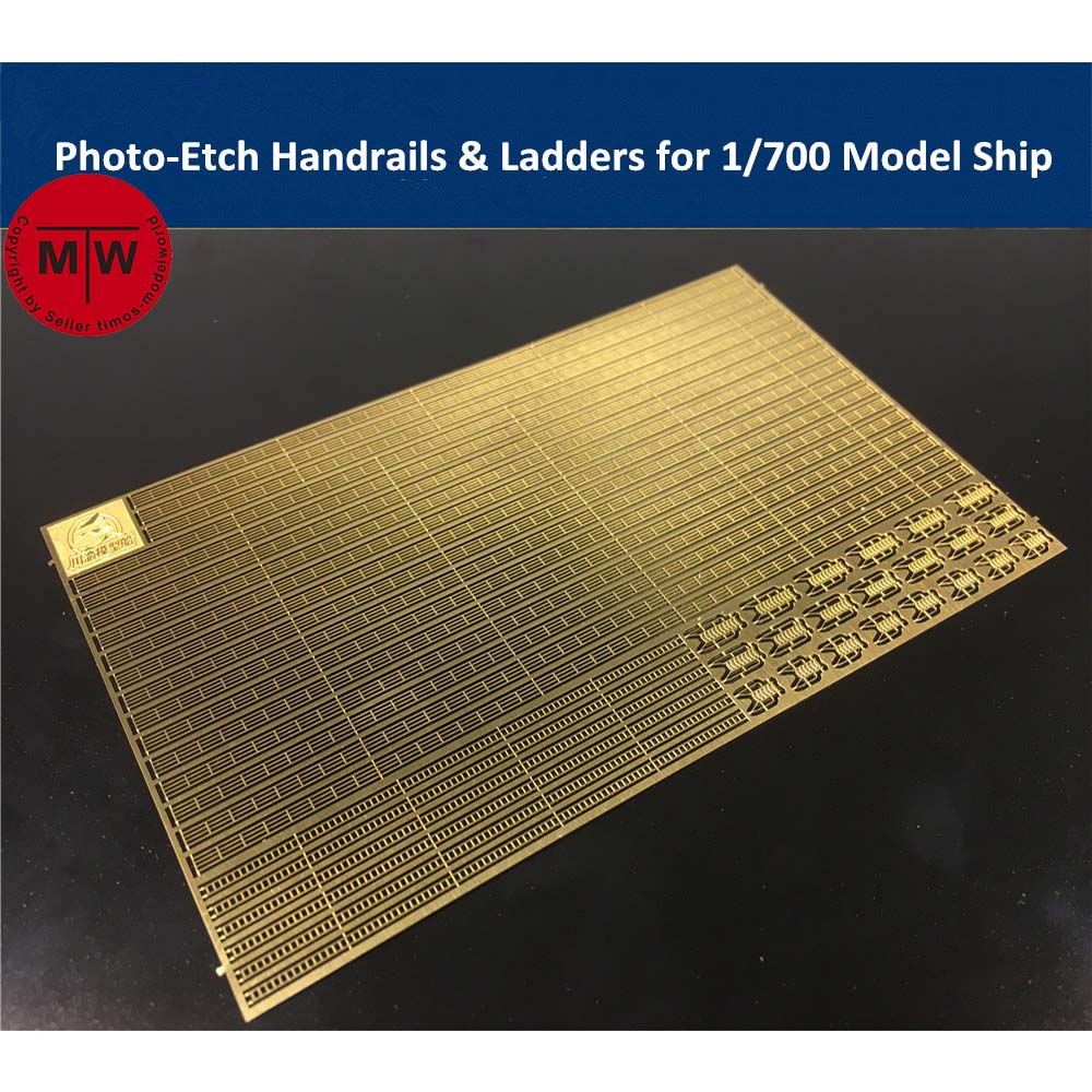 Photo Etch Brass - Photo-Etched PE Handrail & บันไดสำหรับ1/700รุ่นเรือชุดCYPE005
