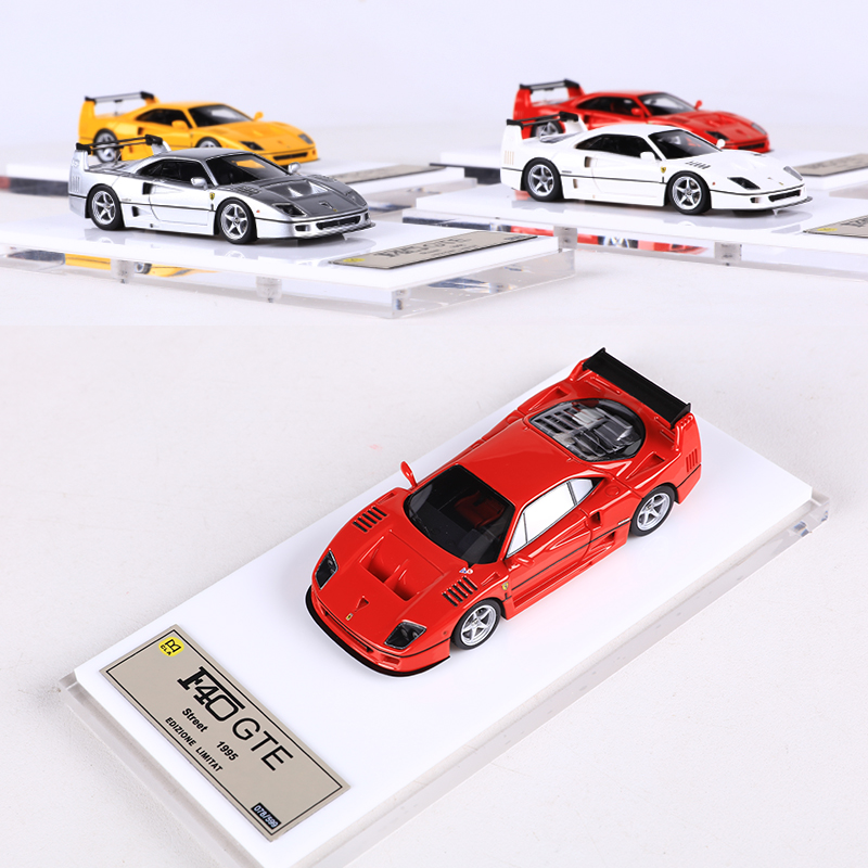 Model Kit Formula 1 - Dmh รถโมเดลเรซิน F40 1:64โมเดลรถยนต์แรลลี่แชมเปี้ยนรุ่นลิมิเต็ดอิดิชั่น
