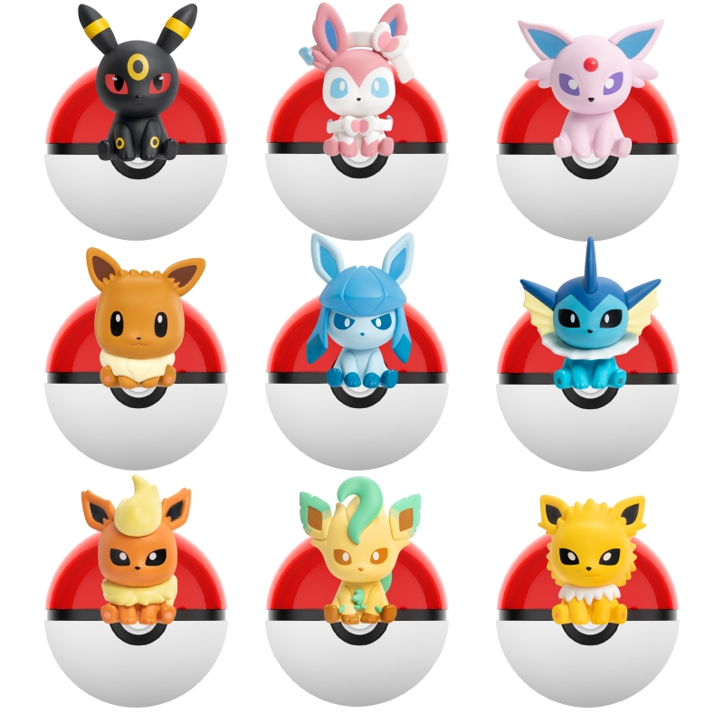 Model Kit Umbreon - Pokemon อะนิเมะยอดนิยม Poke Ball ตัวเลขการกระทํา Eevee