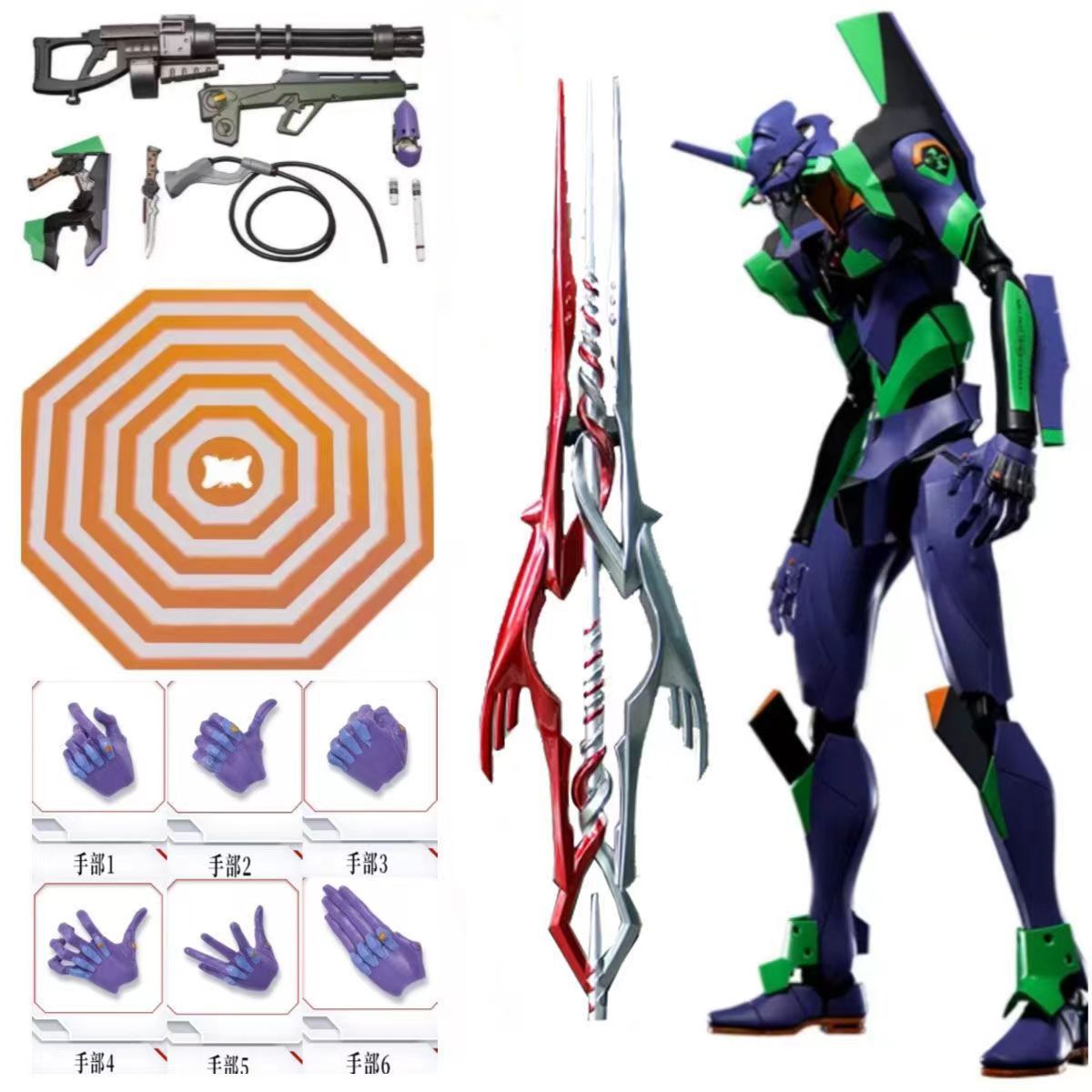 Model Kit Eva 00 - Bandai Anime EVA Evangelion-01 โมเดลขยับได้ Evangelion