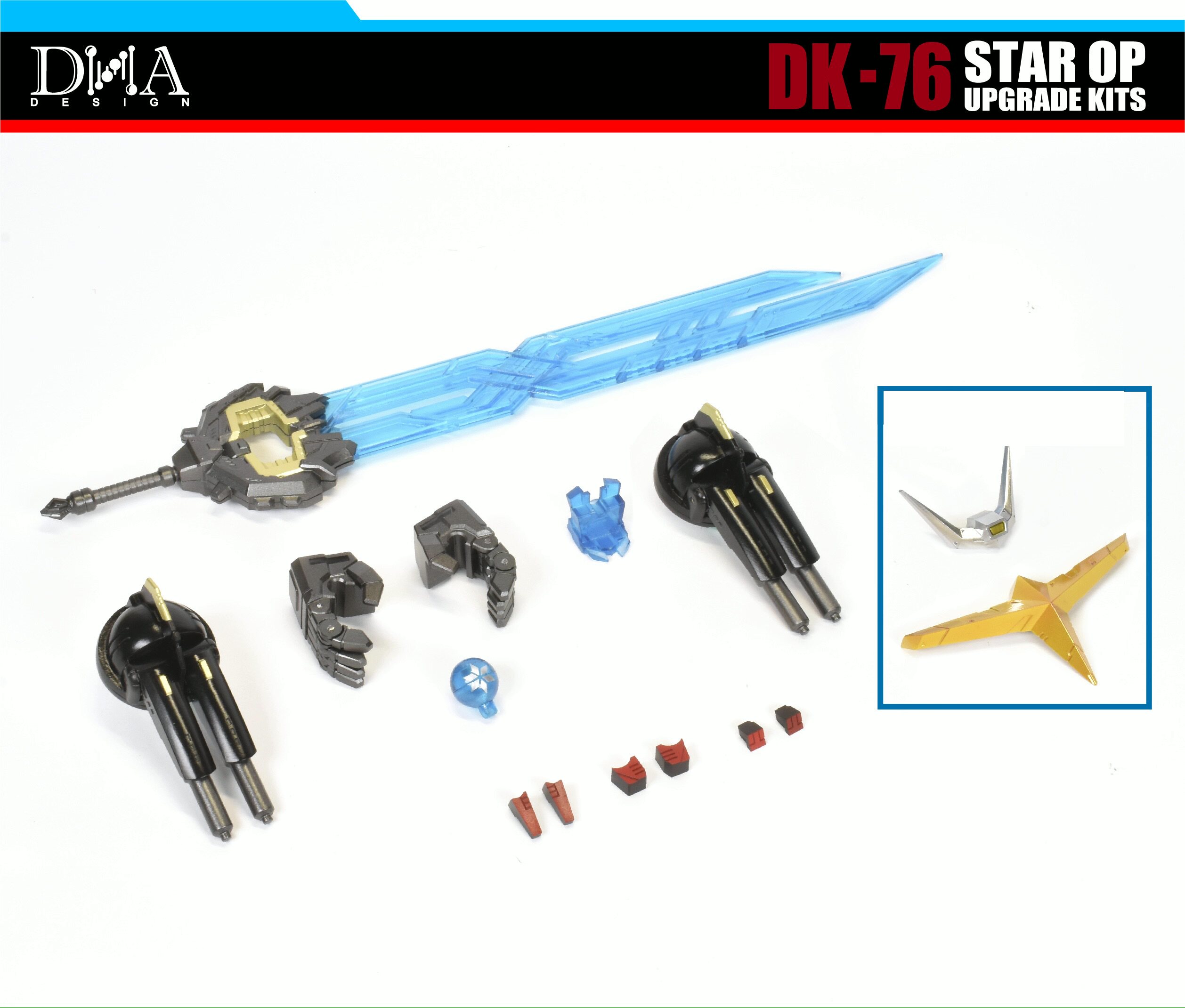 Model Kit Transformers - ชุดอัพเกรด DNA DK-76 สำหรับ Age of