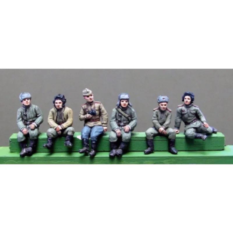 Model Kit Motor Nuclear - 1/72 Scale Diecast เรซิ่นรูปชุดถังทหารนั่ง Miniatures GK