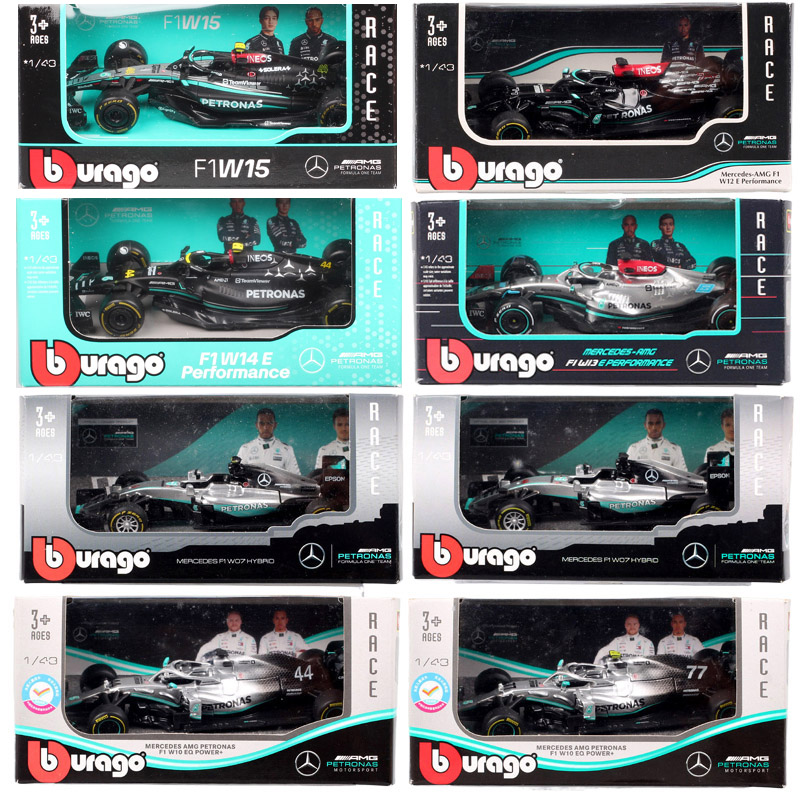 Model Kit Formula 1 - บีบีราโก รถโมเดล AMG W07 W13 W15