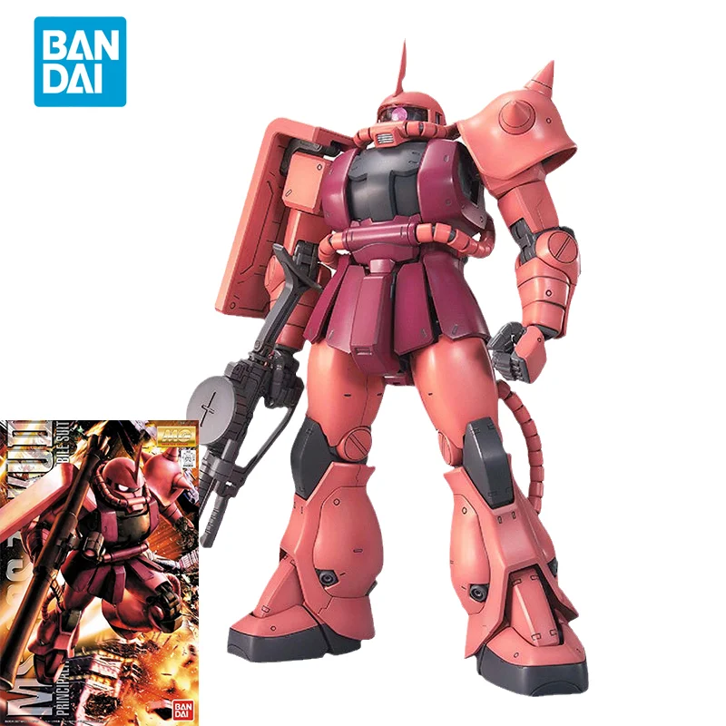 Model Kit Zaku - Bandai ต้นฉบับ GUNDAM อะนิเมะรุ่น MG 1/100