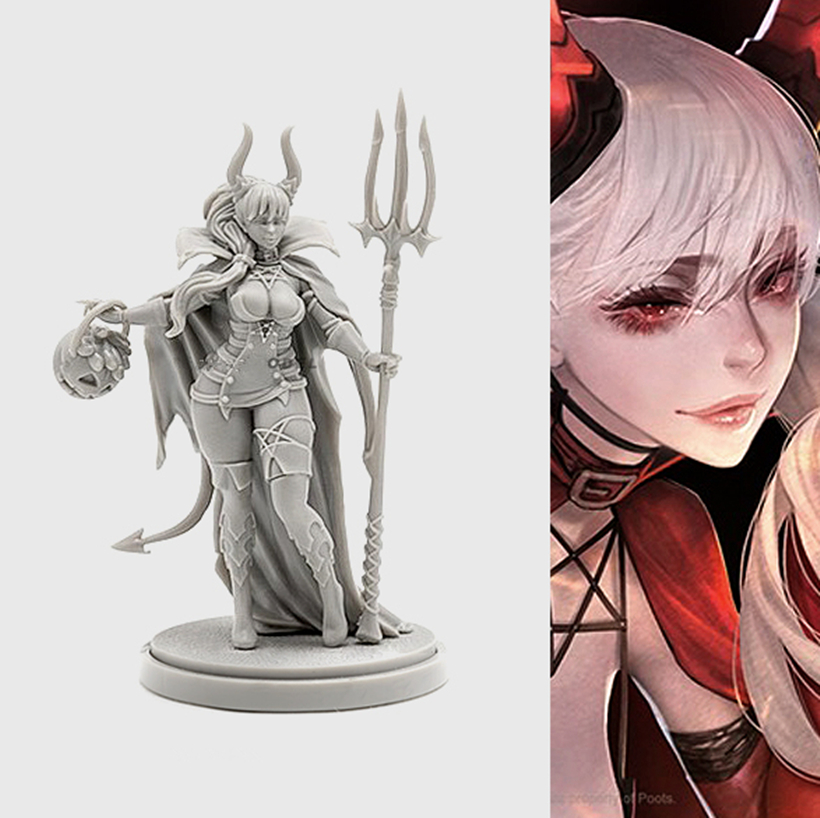 Model Kit Motor Nuclear - ชุดโมเดลเรซิ่น KINGDOM DEATH KD Goddess Collection