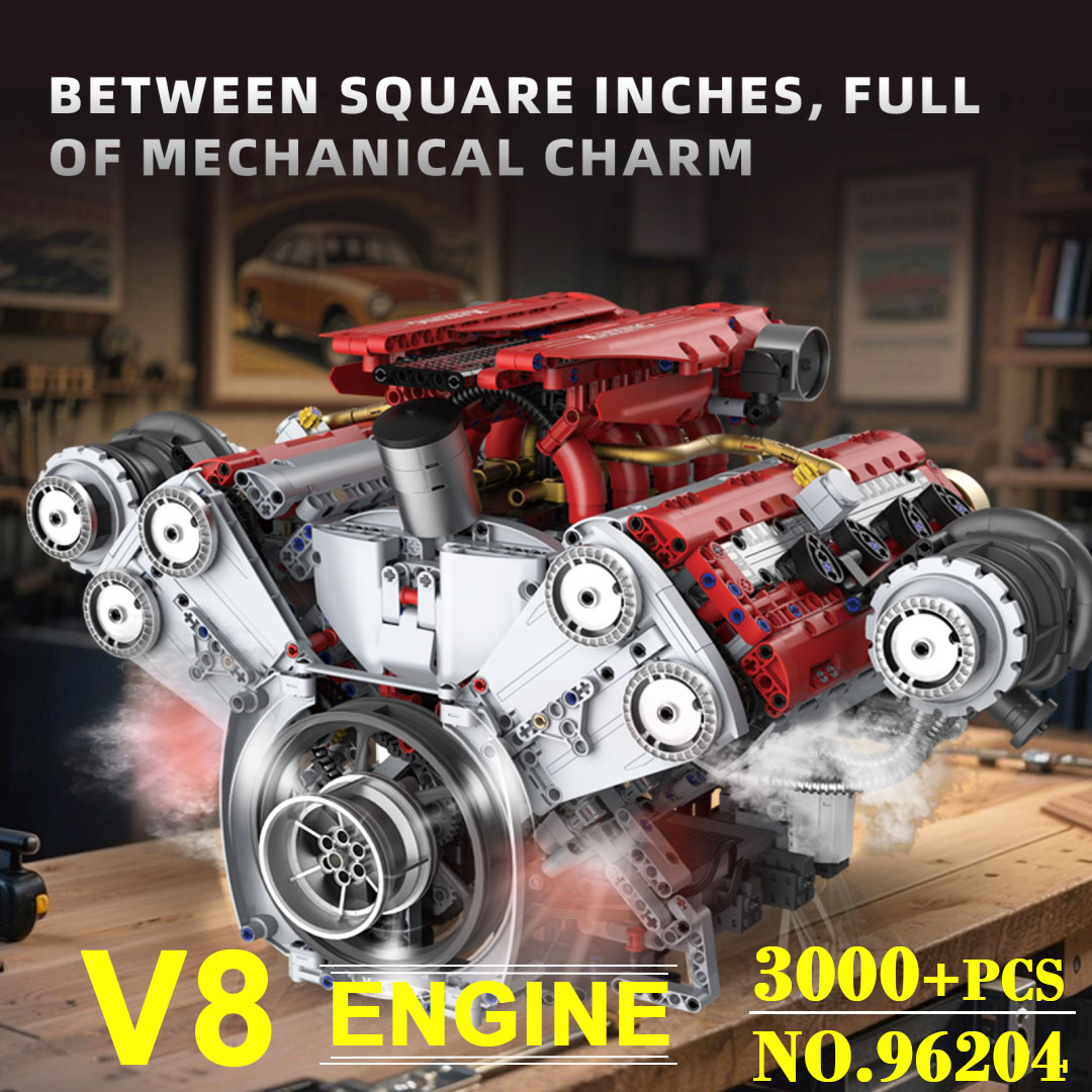 ชุดตัวต่อเครื่องยนต์ V8 แบบมีม - Model Kit V8 Engine บทวิจารณ์และราคา