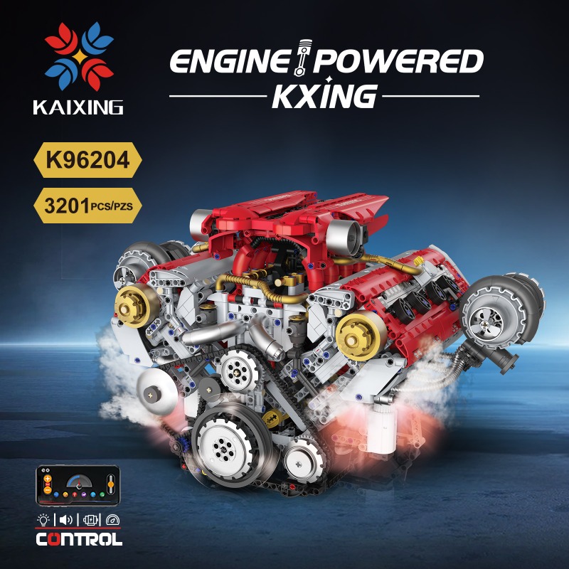 ชุดตัวต่อเครื่องยนต์ V8 แบบมีม - Model Kit V8 Engine บทวิจารณ์และราคา