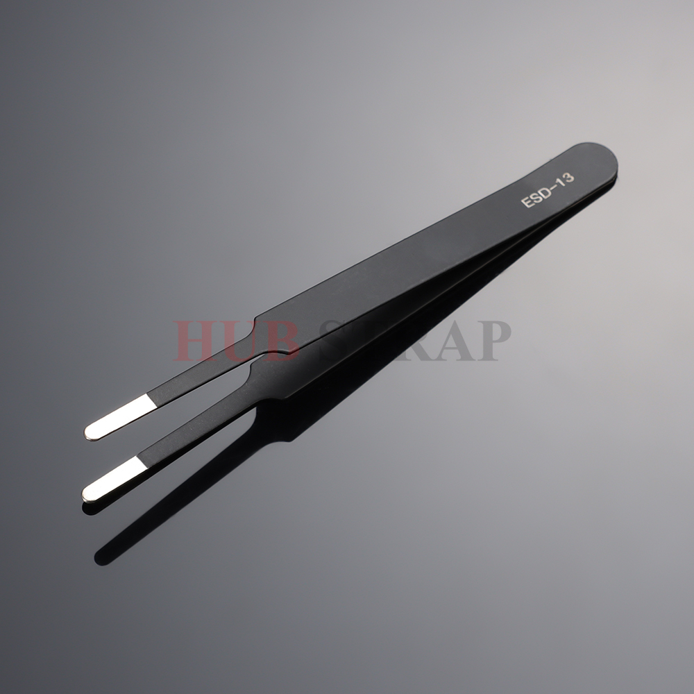 แหนบสแตนเลสป้องกันไฟฟ้าสถิตย์  - Model Kit Tweezers บทวิจารณ์และราคา