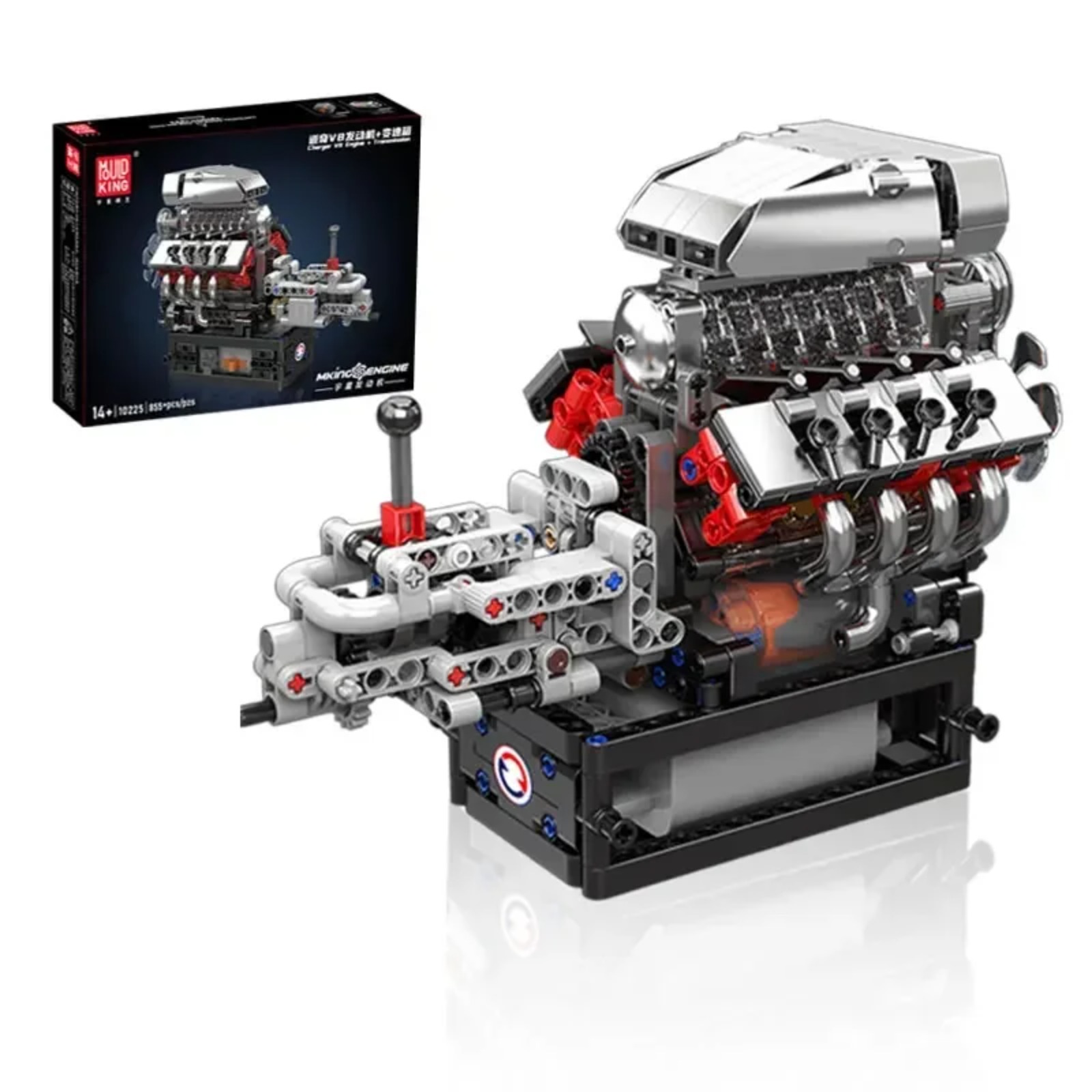 Mold King 10225 V8 เครื่องยนต์ - Model Kit V8 Engine บทวิจารณ์และราคา