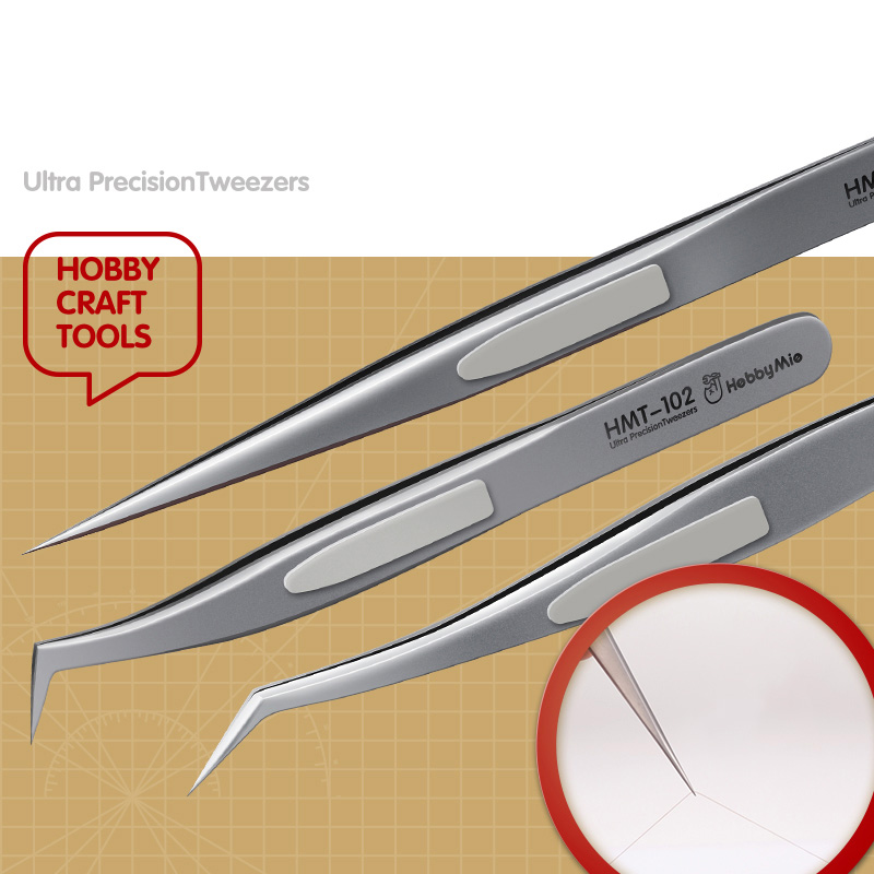 HMT101 มุมตรง Anti Static Deca - Model Kit Tweezers บทวิจารณ์และราคา