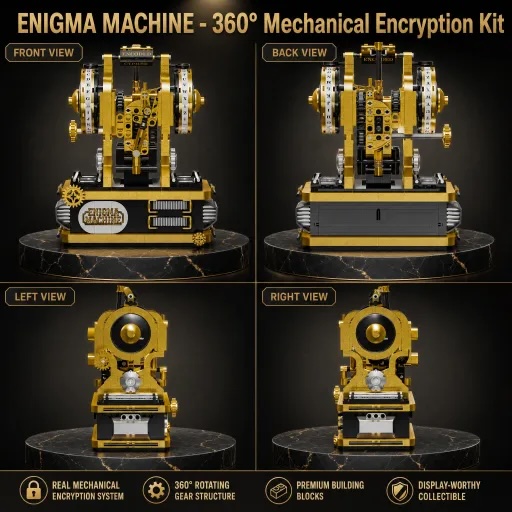 ชุดตัวต่อเครื่องอีนิกมา รุ่นย้ - Model Kit History บทวิจารณ์และราคา