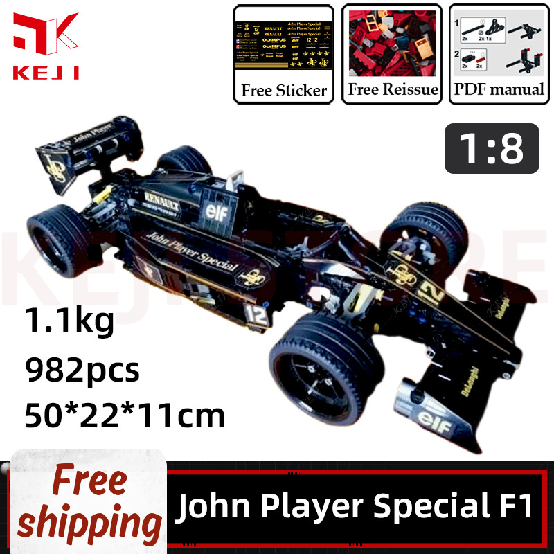 Keji MOC-70614 John รถแข่ง F1แ - Model Kit Formula 1 บทวิจารณ์และราคา