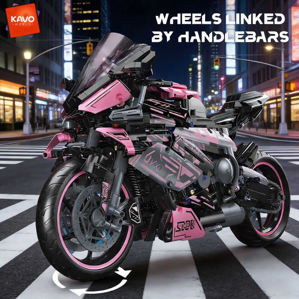 KAVOWORLD ชุดตัวต่อรถมอเตอร์ไซ - Model Kit Motor Nuclear บทวิจารณ์และราคา