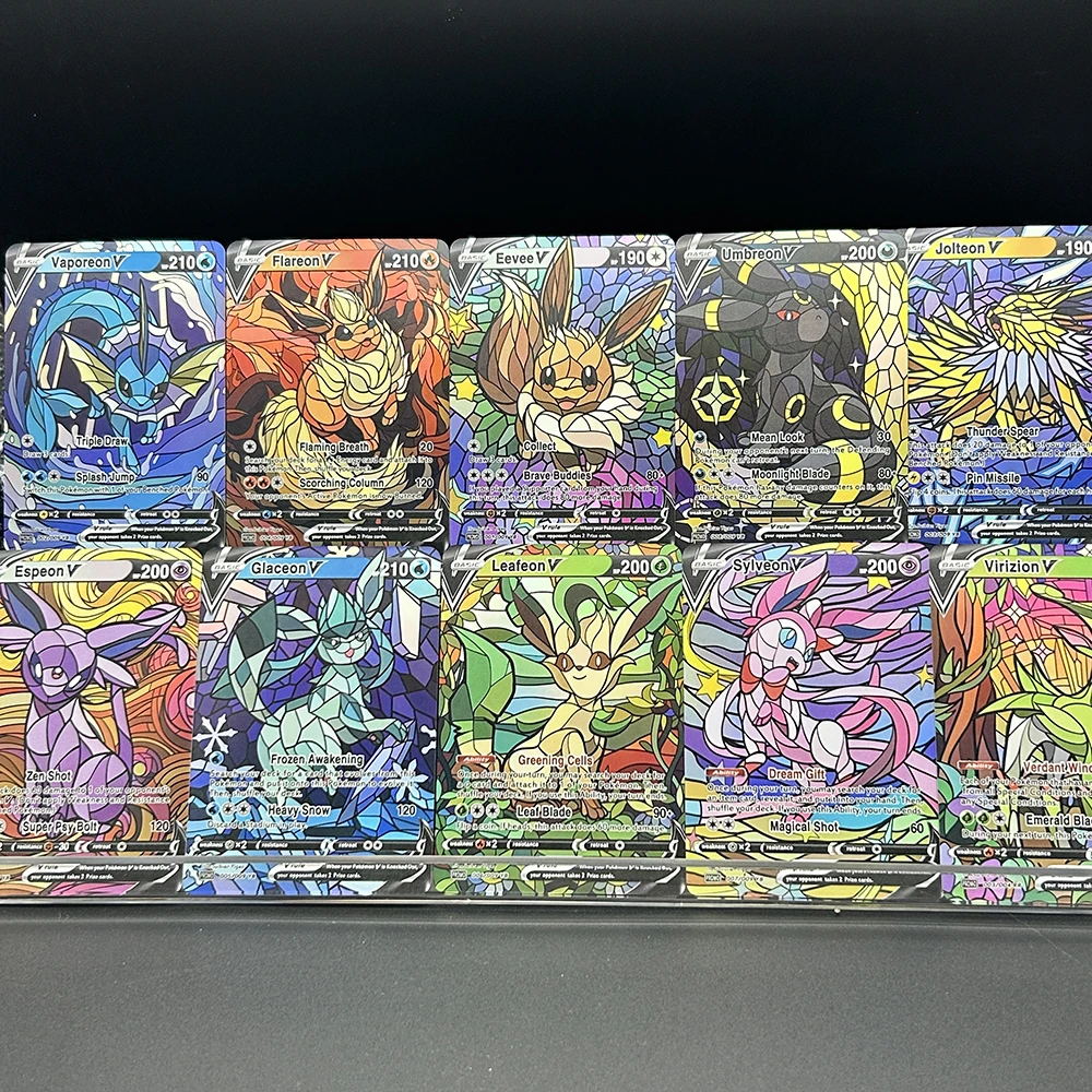 10 ชิ้น/เซ็ต DIY PTCG อีวุย อั - Model Kit Umbreon บทวิจารณ์และราคา