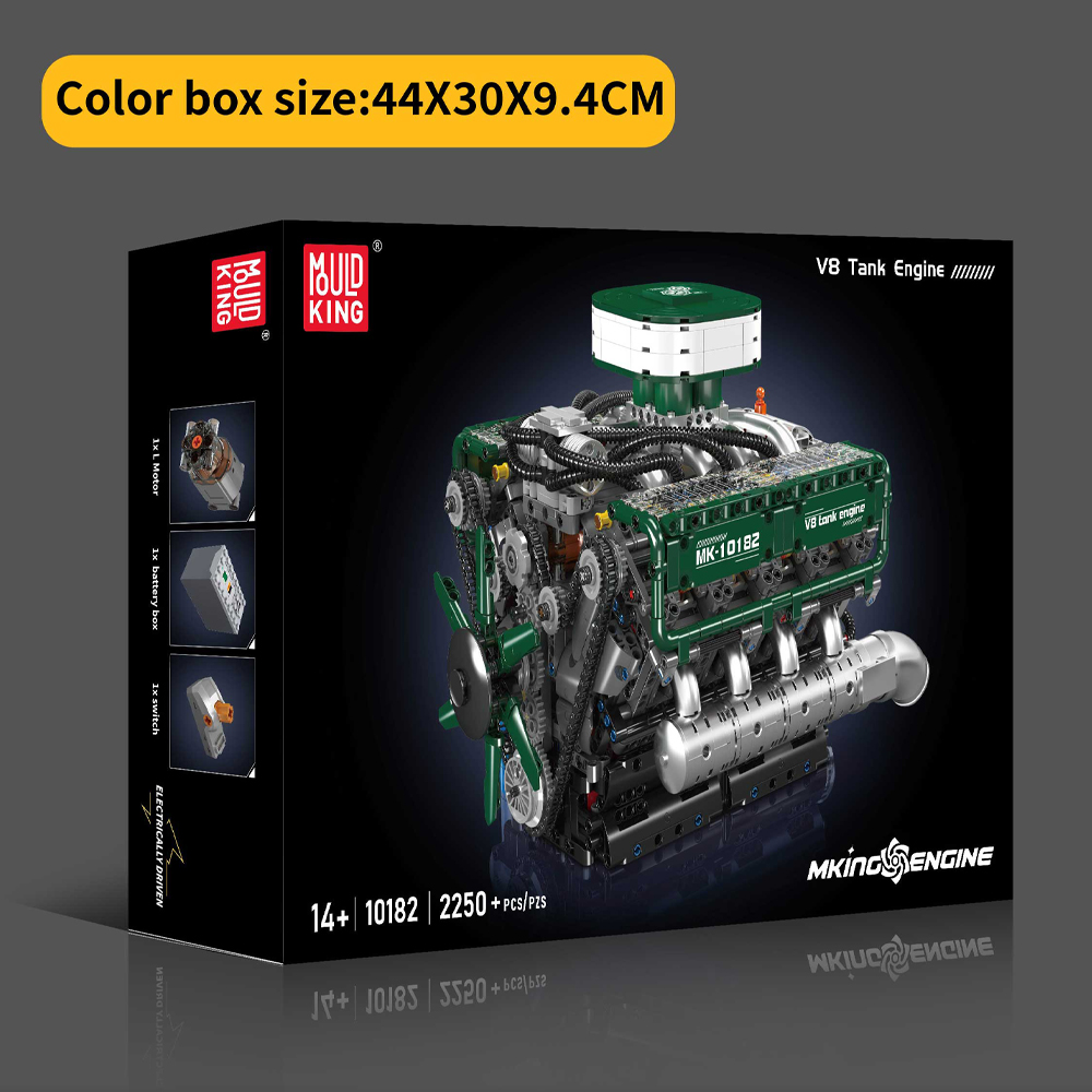 ตัวต่อ Mould King 10182 รุ่นเค - Model Kit V8 Engine บทวิจารณ์และราคา