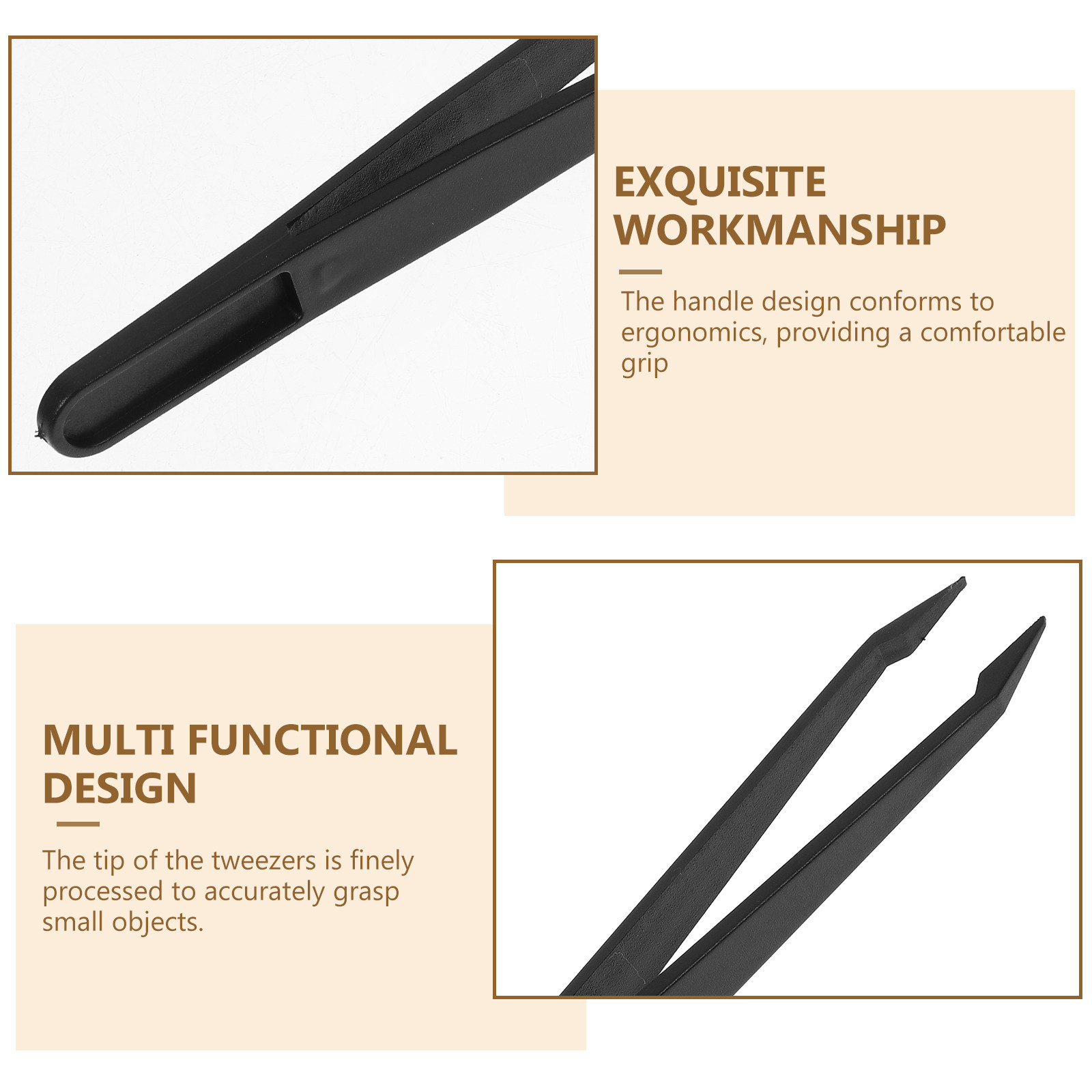 แหนบพลาสติกปลายแหลม 10 ชิ้น จั - Model Kit Tweezers บทวิจารณ์และราคา