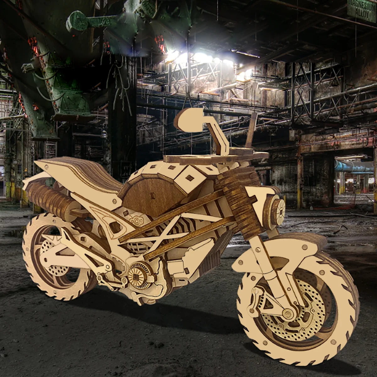 รถจักรยานยนต์ 3D รถปริศนาไม้ S - Model Kit History บทวิจารณ์และราคา