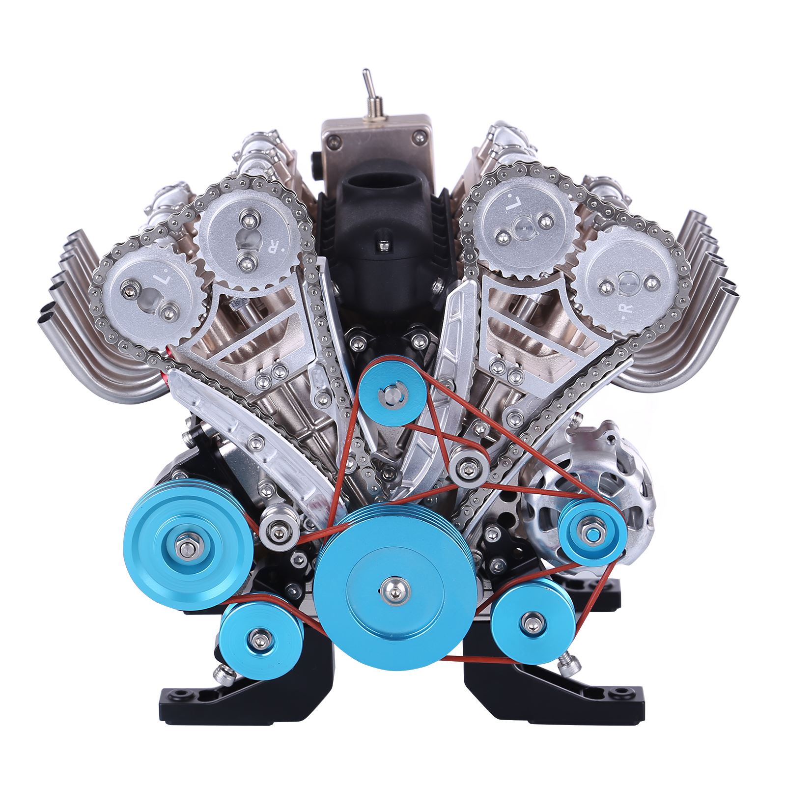 500 ชิ้น + DIY V8 เครื่องยนต์โ - Model Kit V8 Engine บทวิจารณ์และราคา