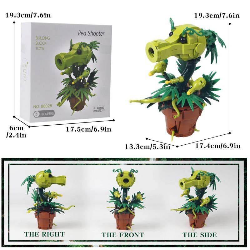 ตัวต่อพลาสติก Plants vs. Zombi - Model Kit Vs Figure บทวิจารณ์และราคา