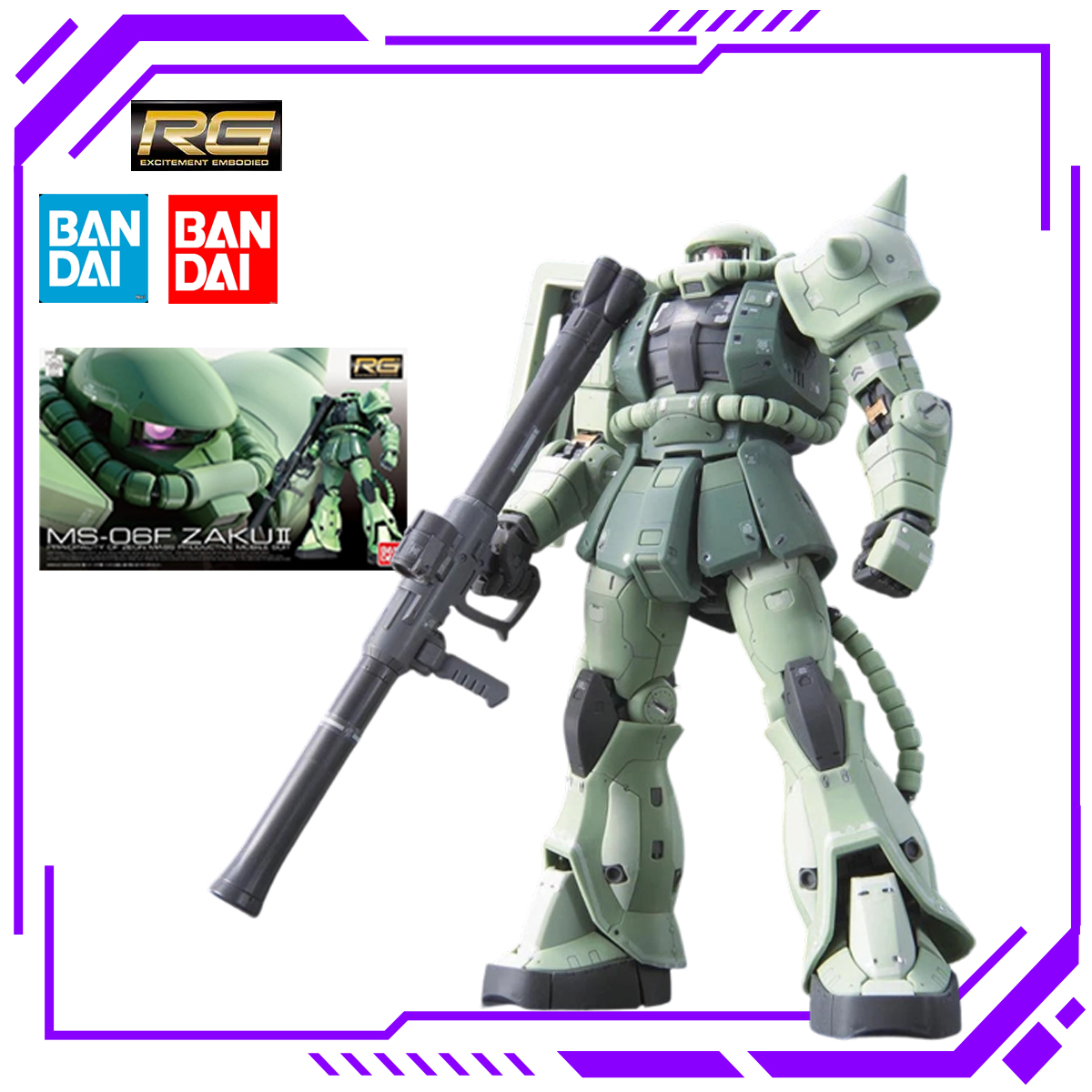 ในสต็อก Bandai RG 1/144 RX-78- - Model Kit Zaku บทวิจารณ์และราคา