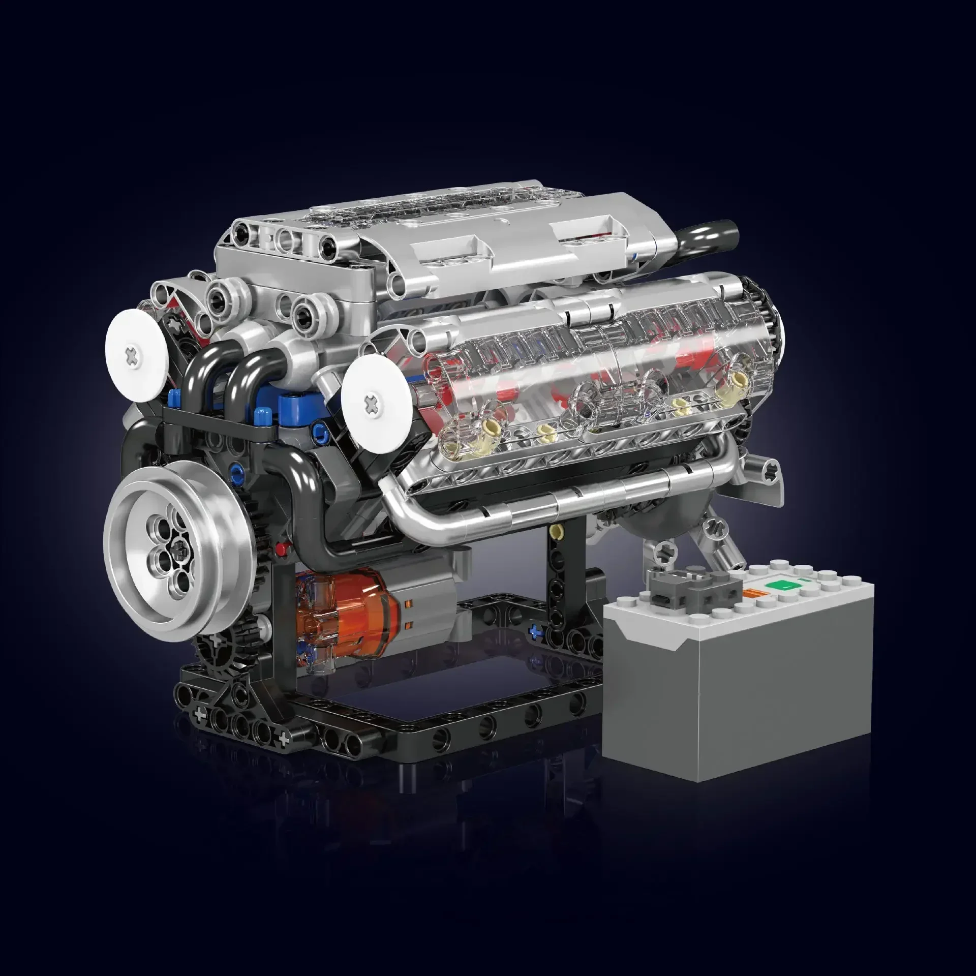 Mold King V8 เครื่องยนต์ Build - Model Kit V8 Engine บทวิจารณ์และราคา