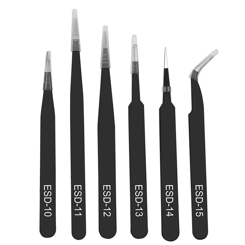 ชุดแหนบสแตนเลสป้องกันไฟฟ้าสถิต - Model Kit Tweezers บทวิจารณ์และราคา
