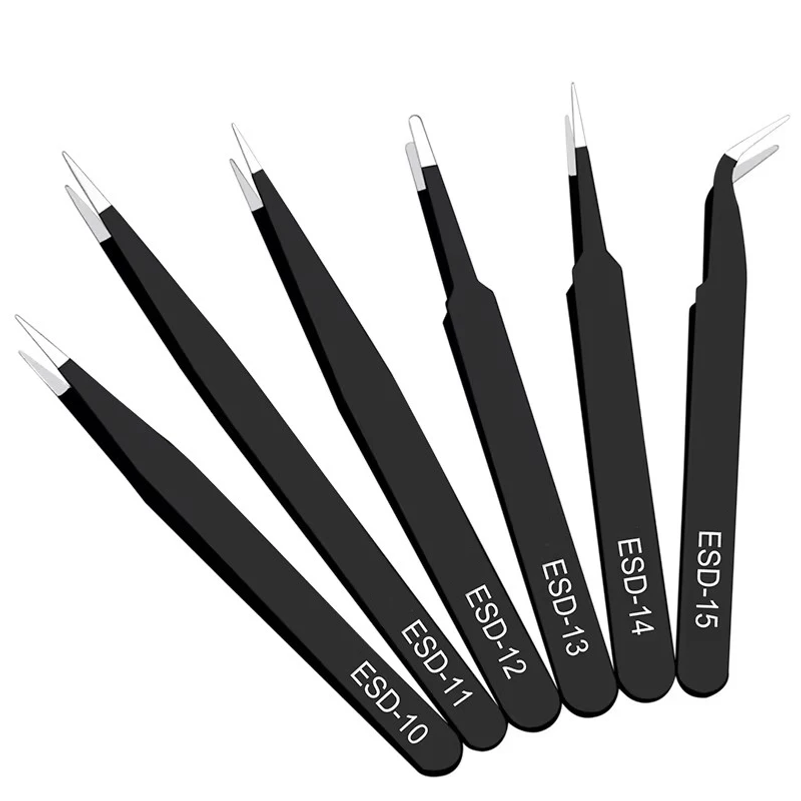 ชุดแหนบสแตนเลสป้องกันไฟฟ้าสถิต - Model Kit Tweezers บทวิจารณ์และราคา