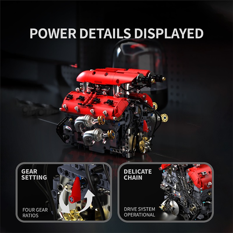 ชุดประกอบรถสปอร์ต T5011 V8 เคร - Model Kit V8 Engine บทวิจารณ์และราคา