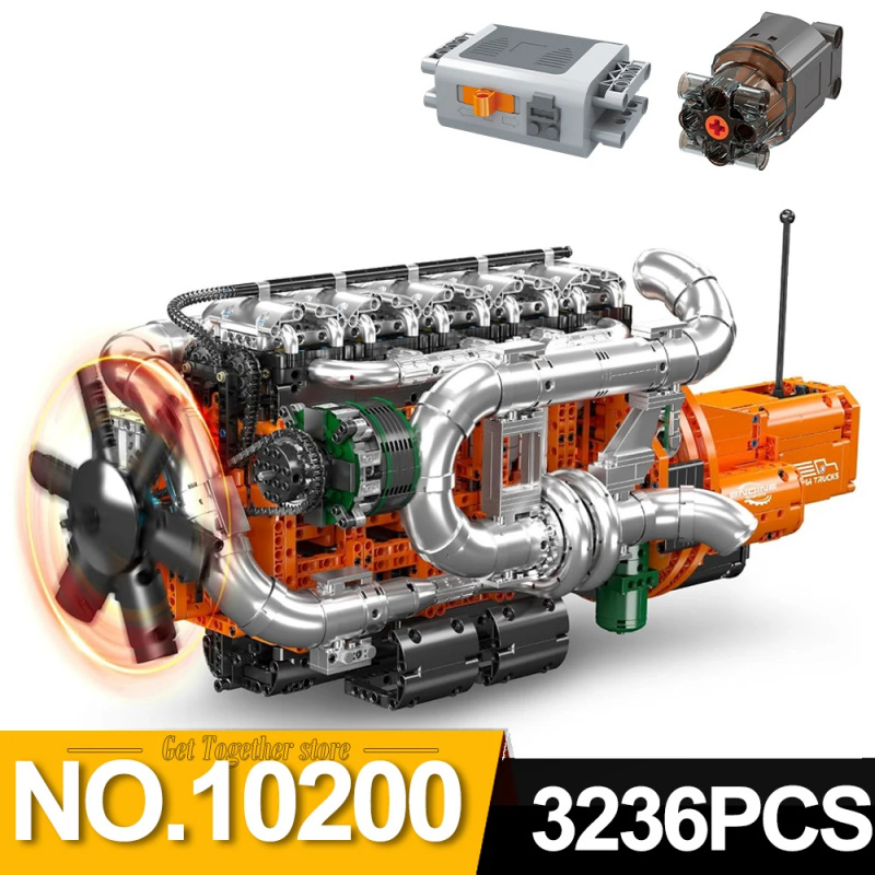 ชุดตัวต่อโมเดลเครื่องยนต์รถบรร - Model Kit V8 Engine บทวิจารณ์และราคา