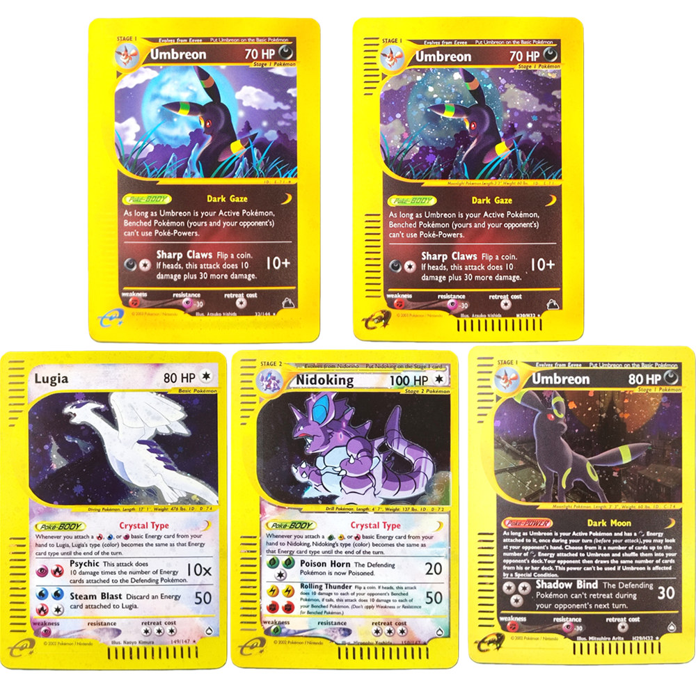 DIY PKM การ์ด e-Card Aquapolis - Model Kit Umbreon บทวิจารณ์และราคา