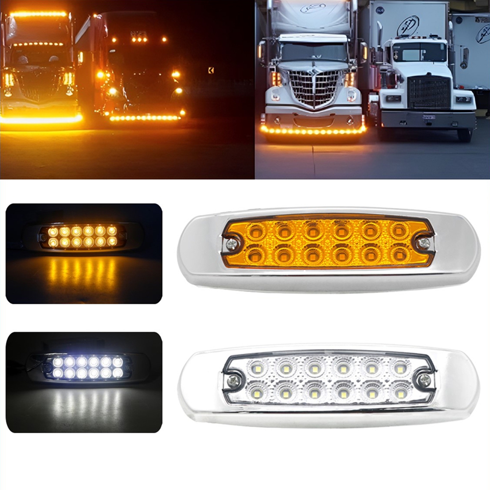 2/6pcs LED 12V 24V รถบรรทุก LE - Model Kit Ship บทวิจารณ์และราคา