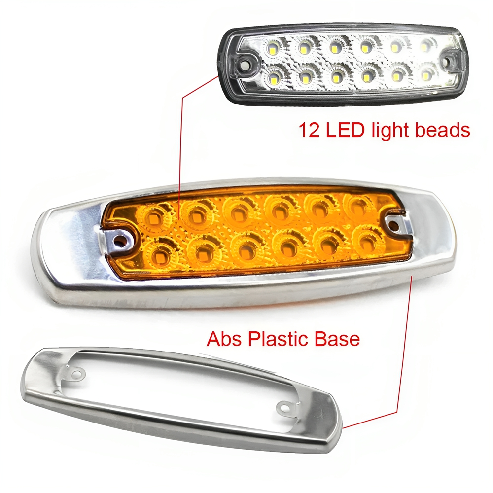 2/6pcs LED 12V 24V รถบรรทุก LE - Model Kit Ship บทวิจารณ์และราคา