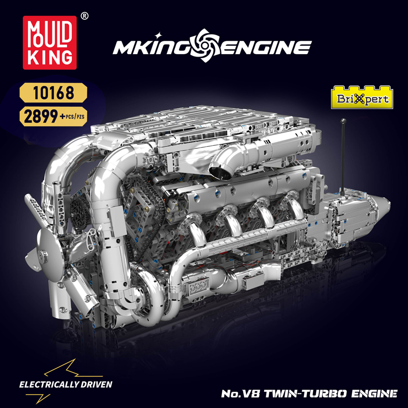 ชุดเครื่องยนต์ Mould King 1016 - Model Kit V8 Engine บทวิจารณ์และราคา