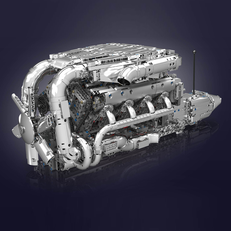 ชุดเครื่องยนต์ Mould King 1016 - Model Kit V8 Engine บทวิจารณ์และราคา