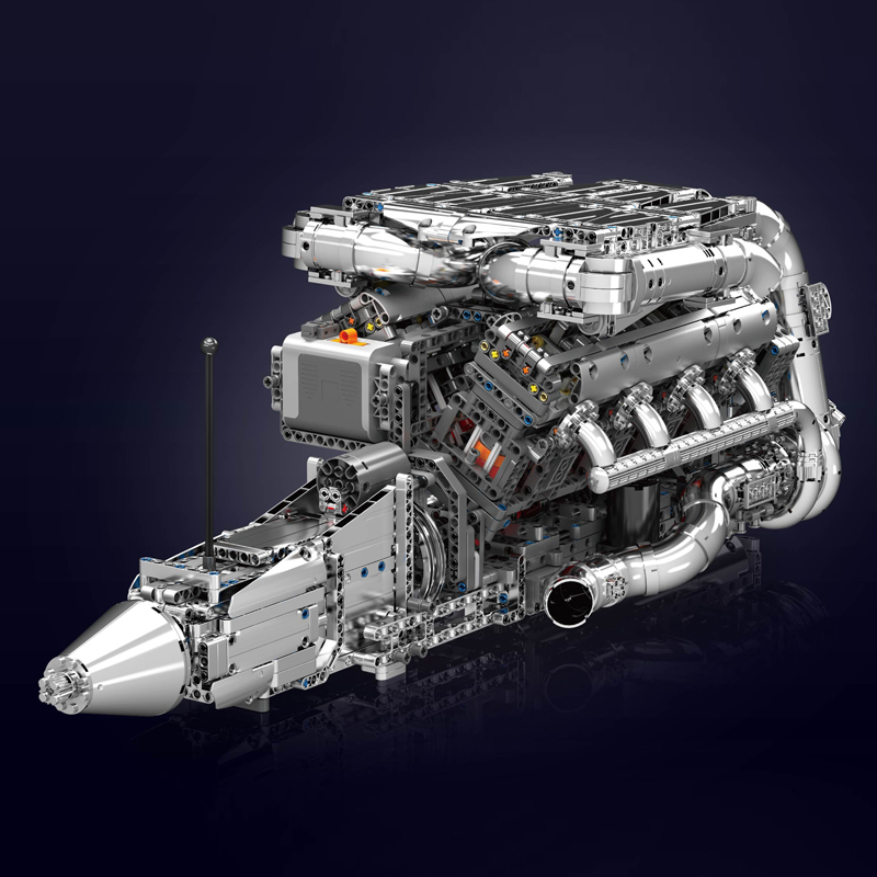 ชุดเครื่องยนต์ Mould King 1016 - Model Kit V8 Engine บทวิจารณ์และราคา
