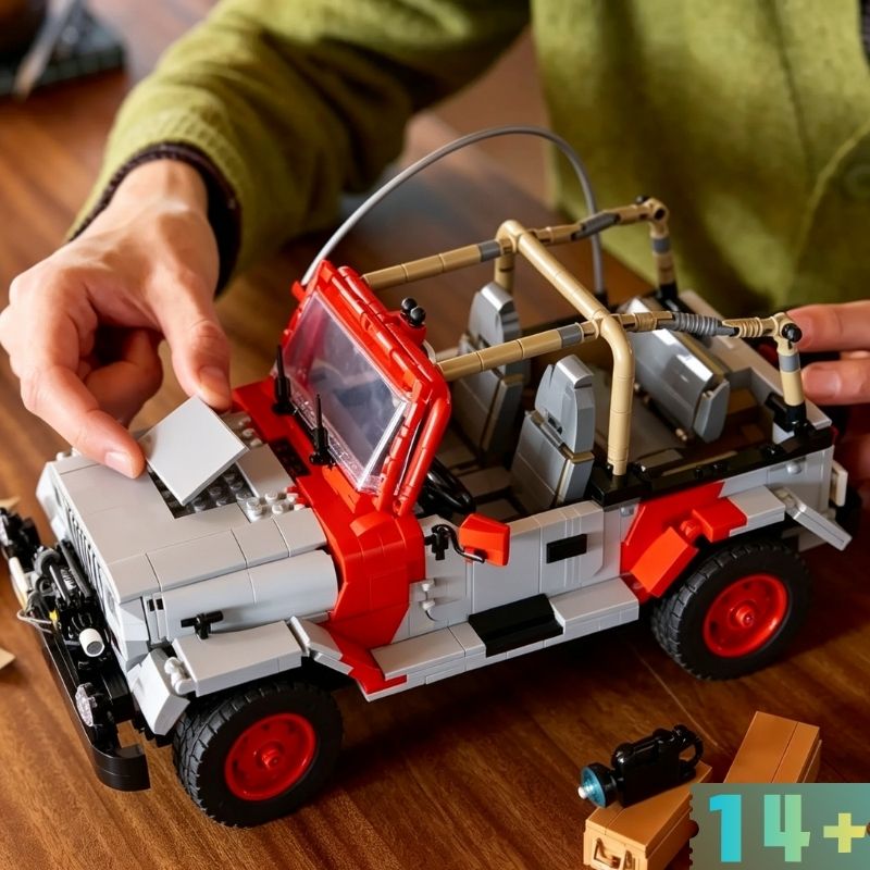 1924 ชิ้นจูราสสิค เวิลด์ ซีรีส - Model Kit Jurassic Park บทวิจารณ์และราคา