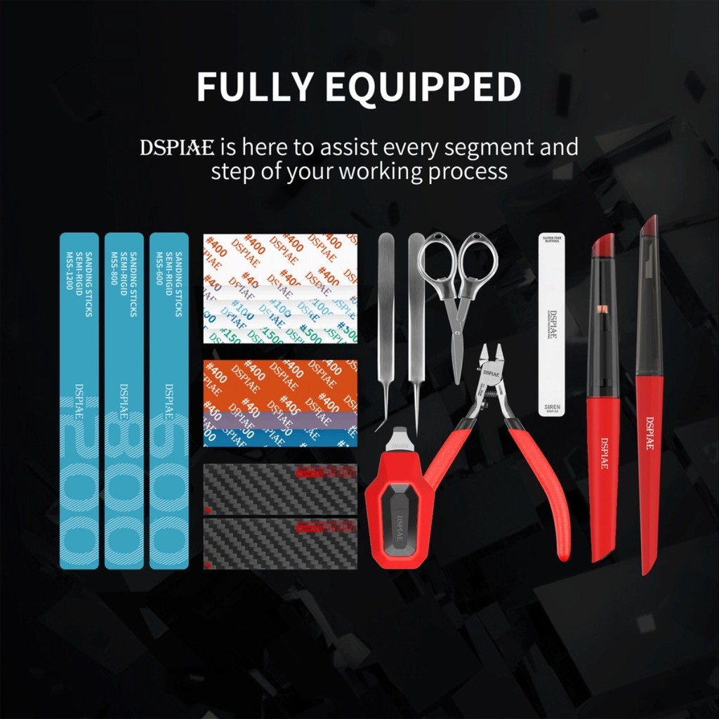 DSPIAE TC-S01 ชุดเครื่องมือประ - Model Kit Tweezers บทวิจารณ์และราคา